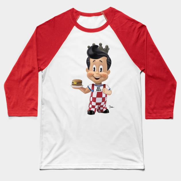 Big Fred Baseball T-Shirt by NESSHEAD